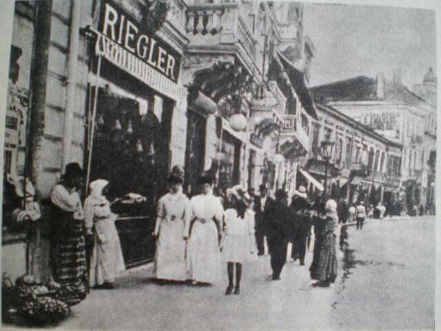 Lipscani în anul 1900
